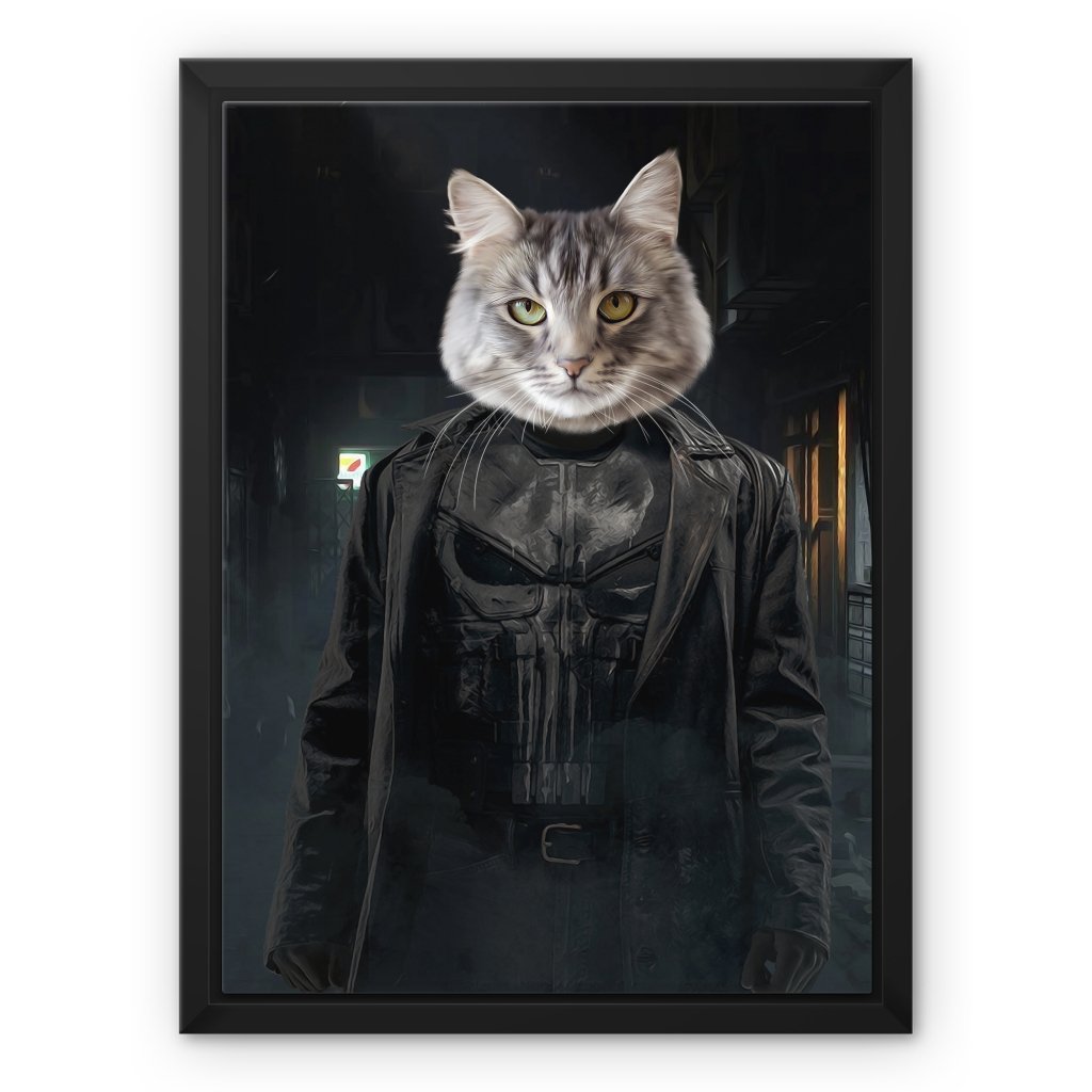 Pet Portraits | The Punisher: Custom Pet Canvas | Paw & Glory