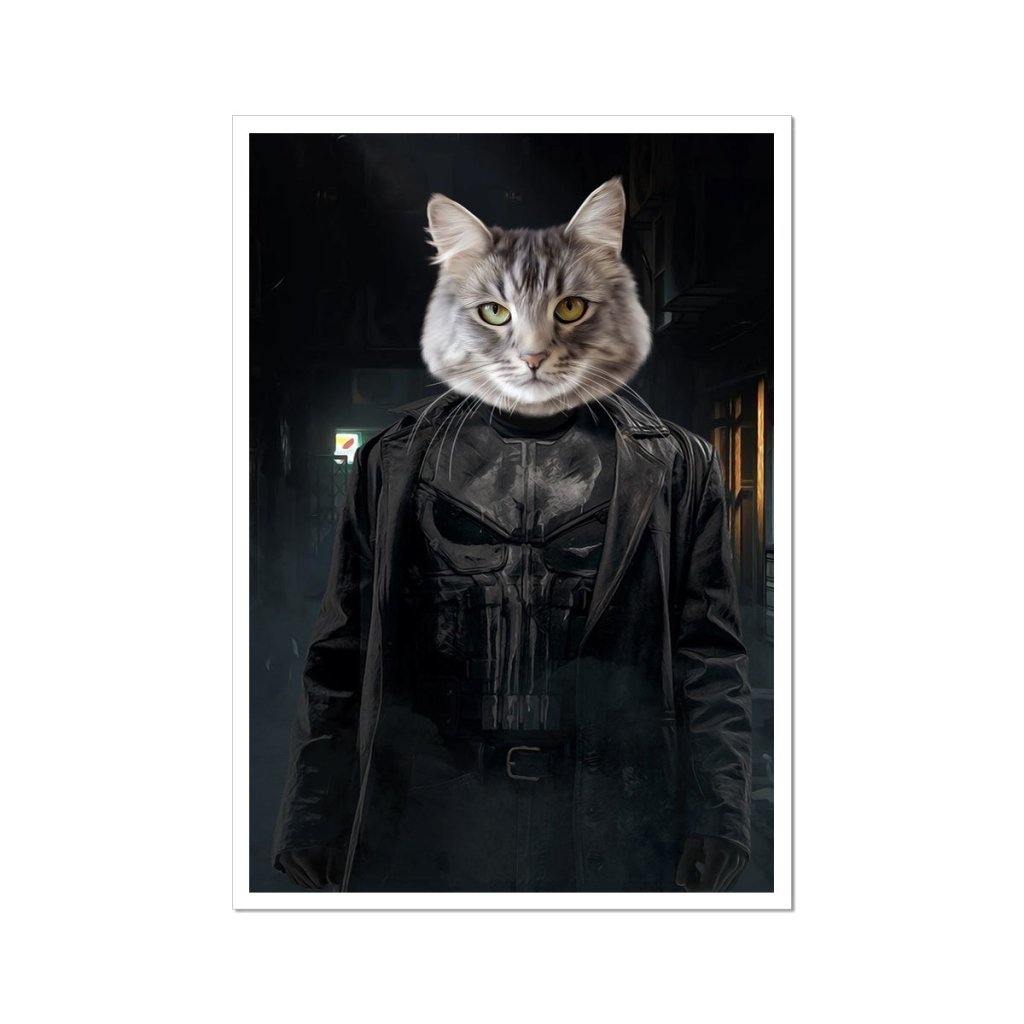 Pet Portraits | The Punisher: Custom Pet Poster | Paw & Glory
