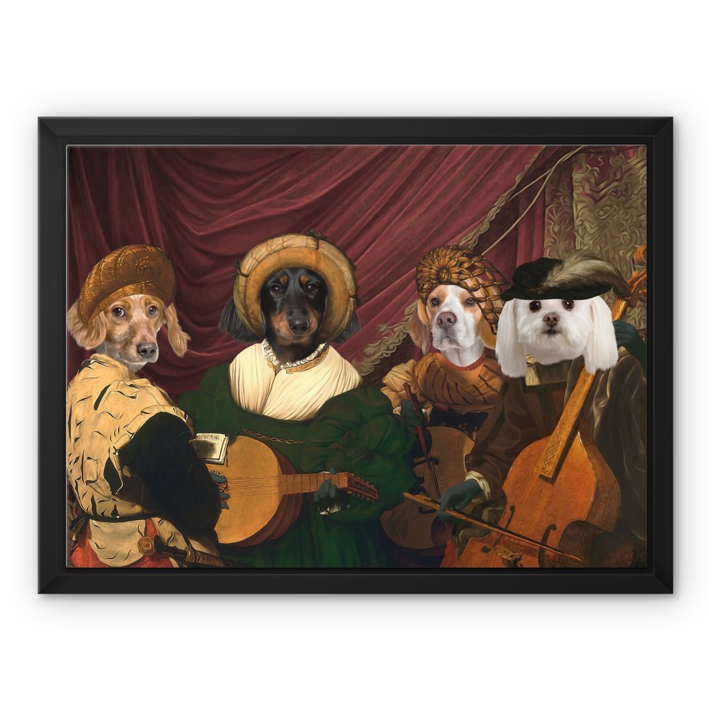 Pet Portraits | The Quartet: Custom Pet Canvas | Paw & Glory