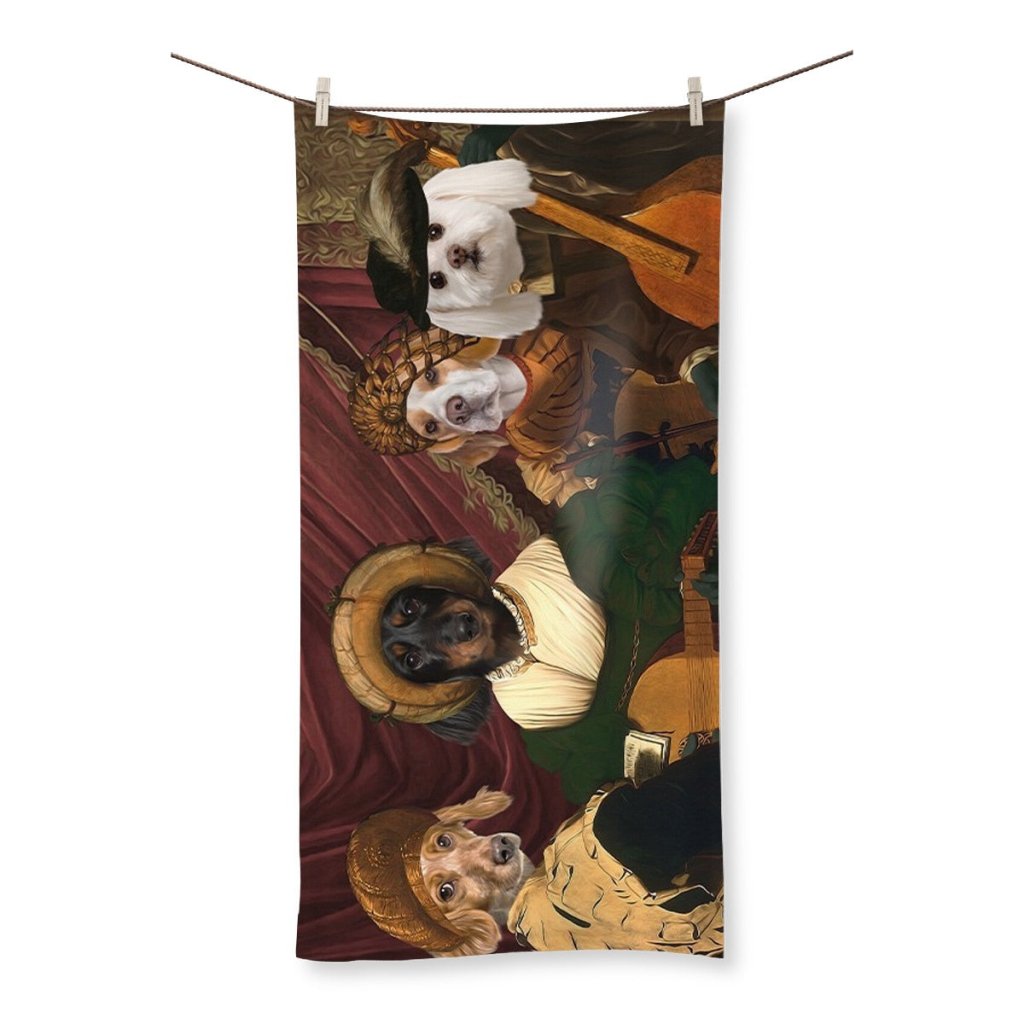 Pet Portraits | The Quartet: Custom Pet Towel | Paw & Glory
