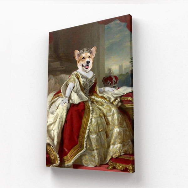 The Queen: Custom Pet Canvas | custom pet canvas | Paw & Glory