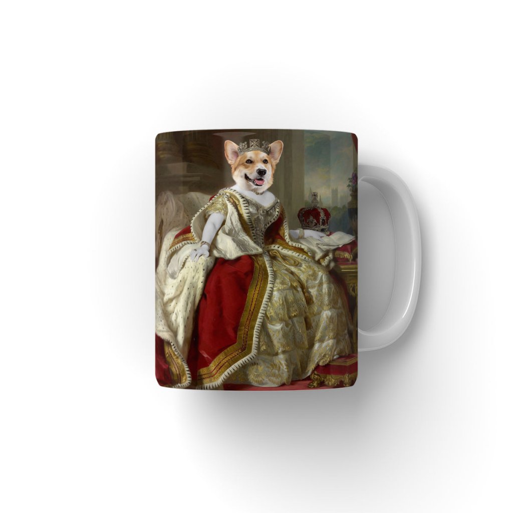 Pet Portraits | The Queen: Custom Pet Coffee Mug | Paw & Glory