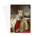 The Queen: Custom Pet Greeting Card