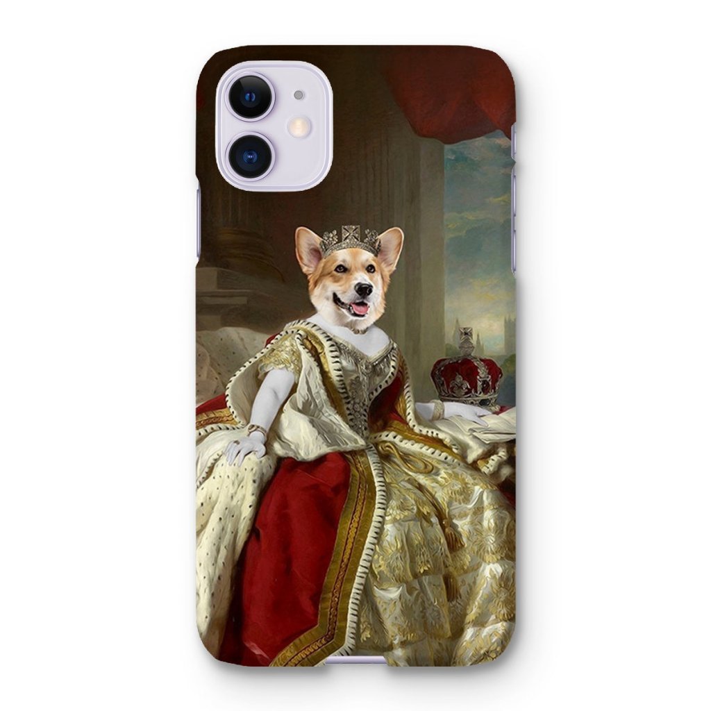 Pet Portraits | The Queen: Custom Pet Phone Case | Paw & Glory