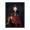 The Queen Of Hearts: Custom Pet Portrait
