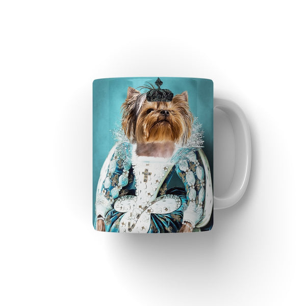 The Queen Regent: Custom Pet Coffee Mug | royal pet portrait | Paw & Glory