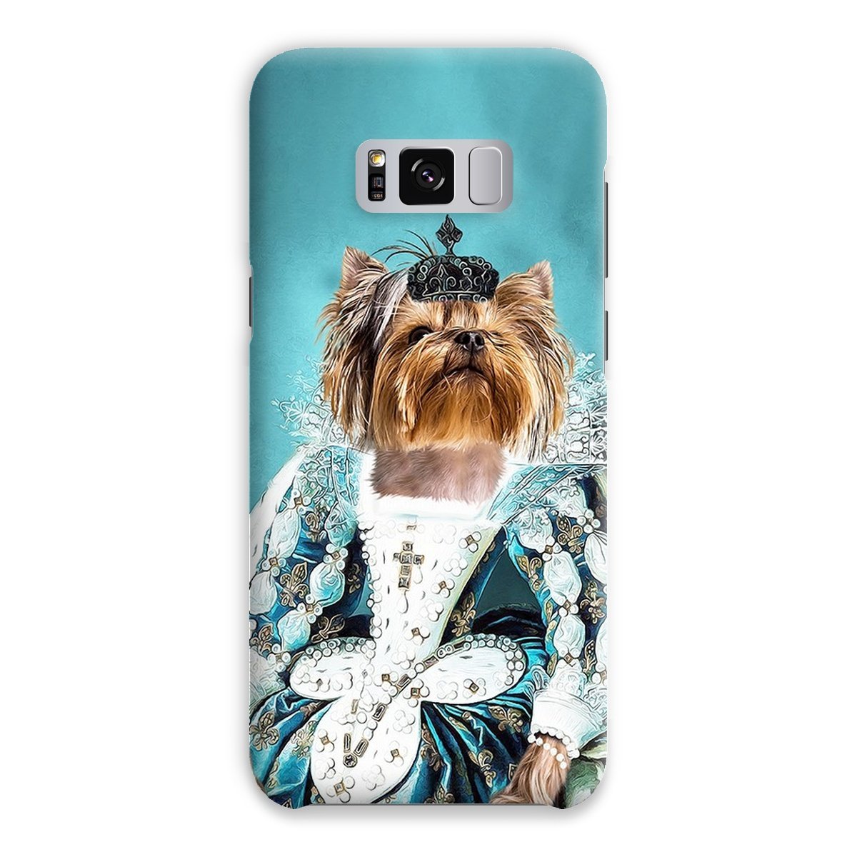 The Queen Regent: Custom Pet Phone Case - Paw & Glory - Dog Portraits - Pet Portraits