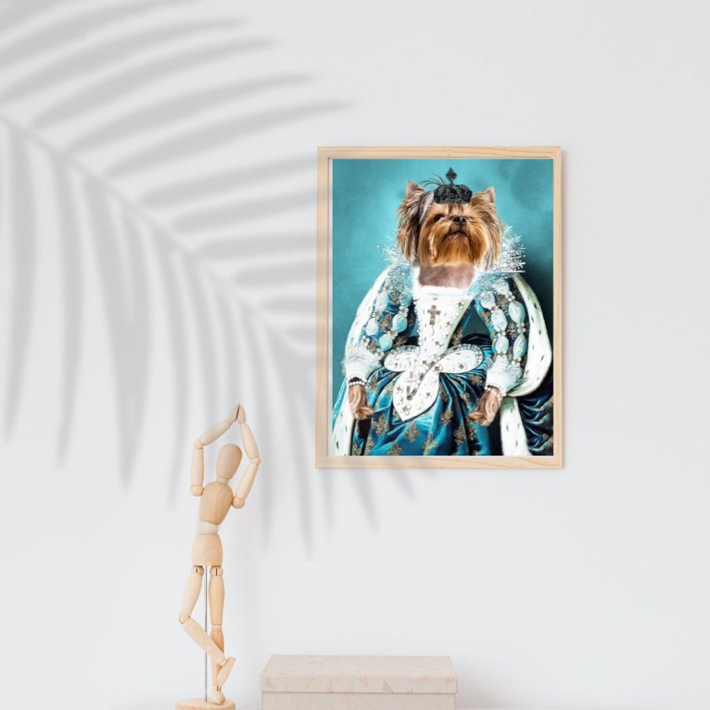 Pet Portraits | The Queen Regent: Custom Pet Portrait | Paw & Glory