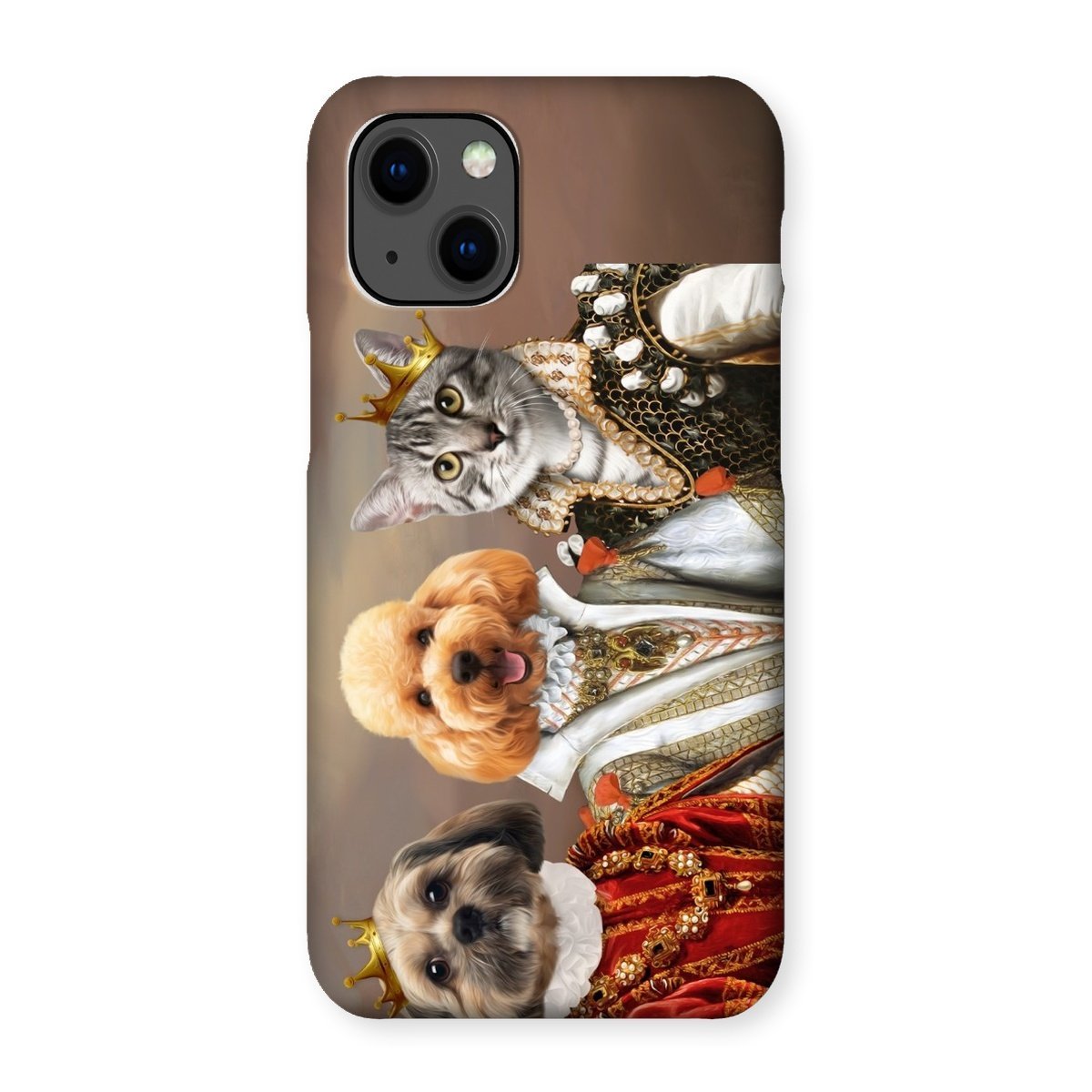 Pet Portraits | The Queens: Custom Pet Phone Case | Paw & Glory