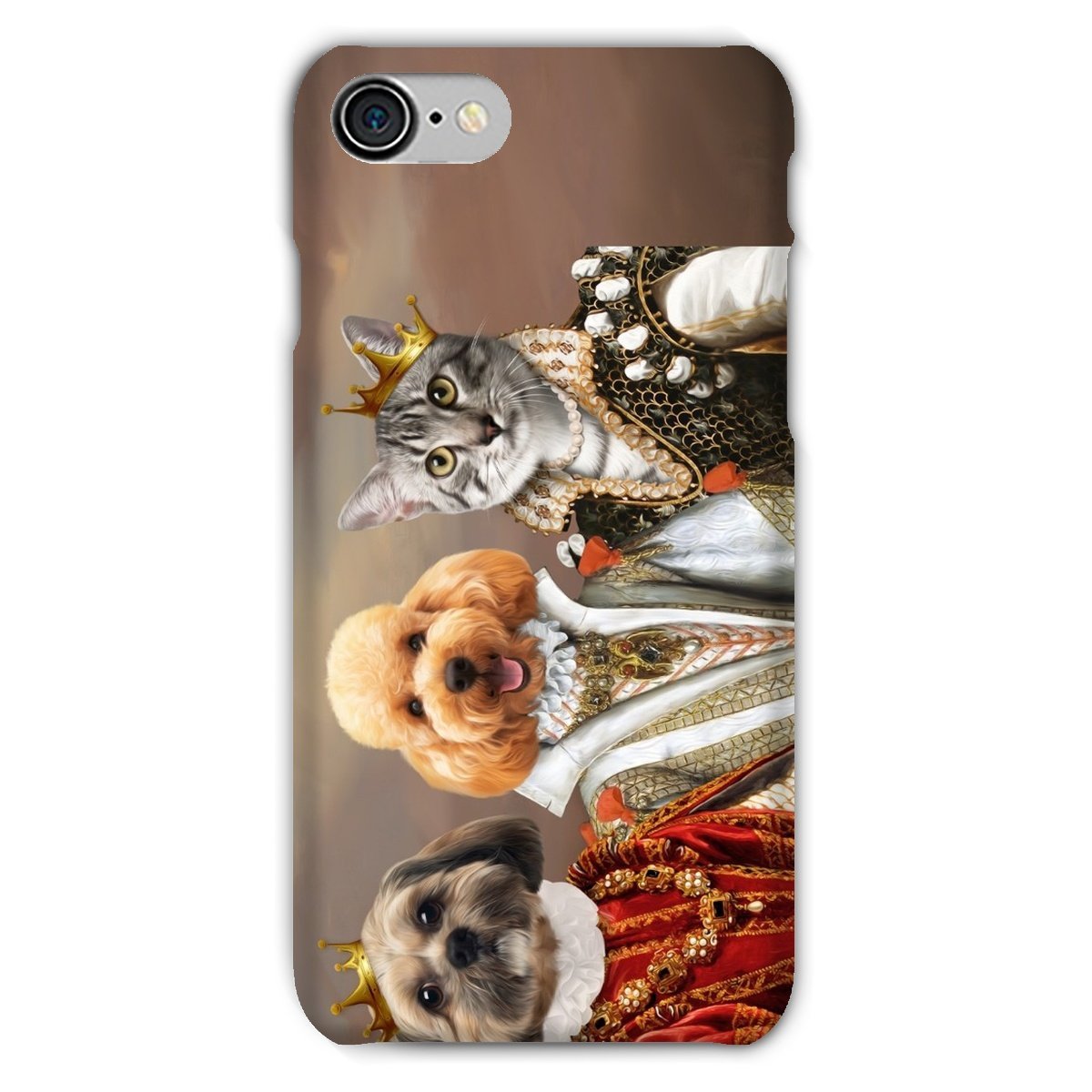 Pet Portraits | The Queens: Custom Pet Phone Case | Paw & Glory