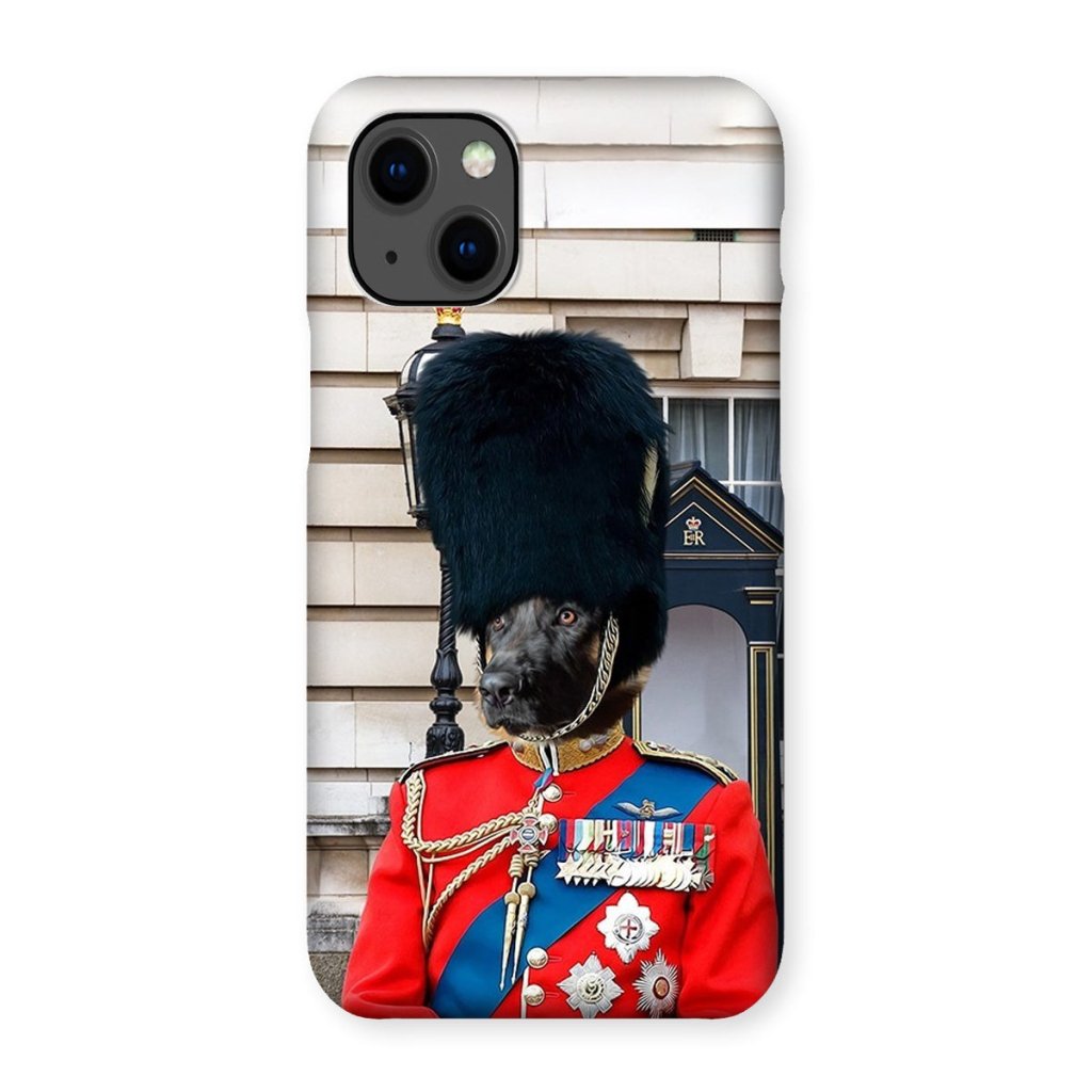 Pet Portraits | The Queens Guard: Custom Pet Phone Case | Paw & Glory