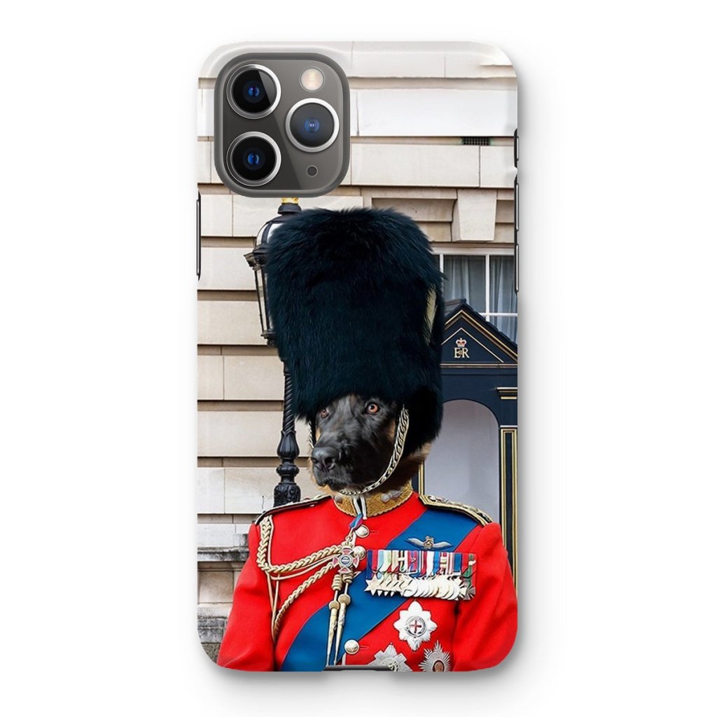 Pet Portraits | The Queens Guard: Custom Pet Phone Case | Paw & Glory