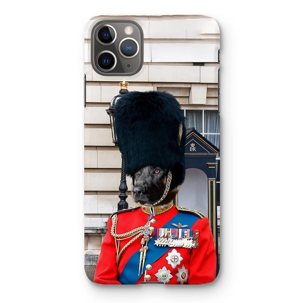 Pet Portraits | The Queens Guard: Custom Pet Phone Case | Paw & Glory