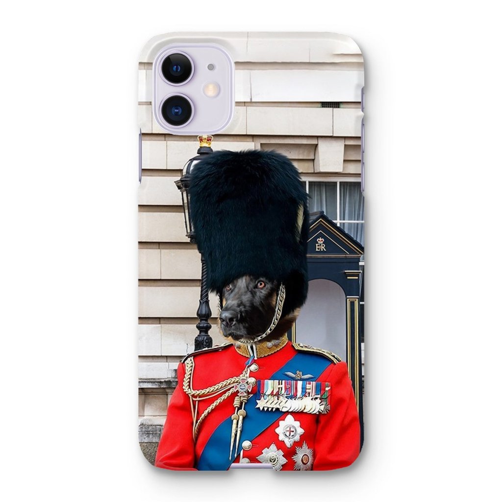 Pet Portraits | The Queens Guard: Custom Pet Phone Case | Paw & Glory