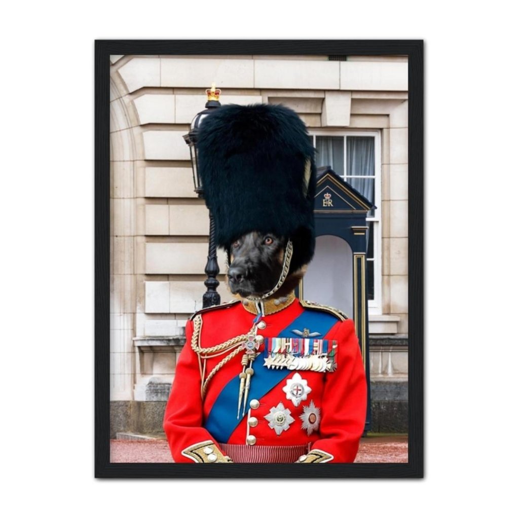 Pet Portraits | The Queens Guard: Custom Pet Portrait | Paw & Glory