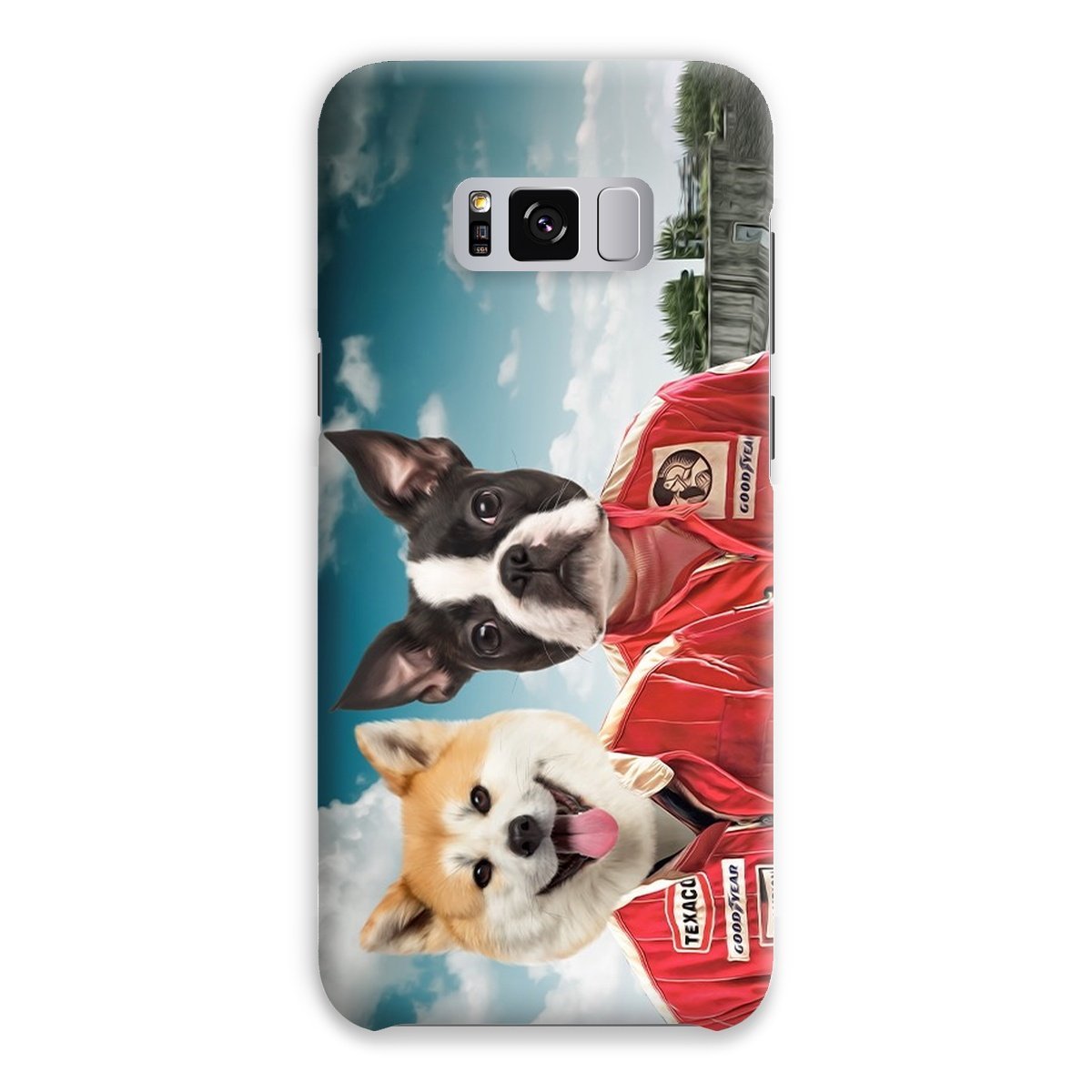 Pet Portraits | The Race Car Drivers: Custom Pet Phone Case | Paw & Glory