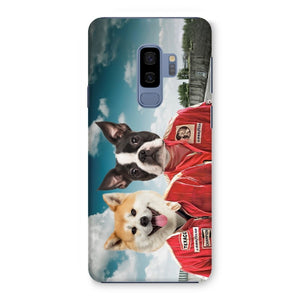 The Race Car Drivers: Custom Pet Phone Case - Paw & Glory - Dog Portraits - Pet Portraits