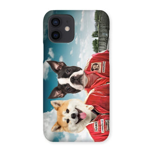 The Race Car Drivers: Custom Pet Phone Case - Paw & Glory - Dog Portraits - Pet Portraits