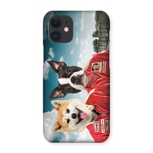 The Race Car Drivers: Custom Pet Phone Case - Paw & Glory - Dog Portraits - Pet Portraits