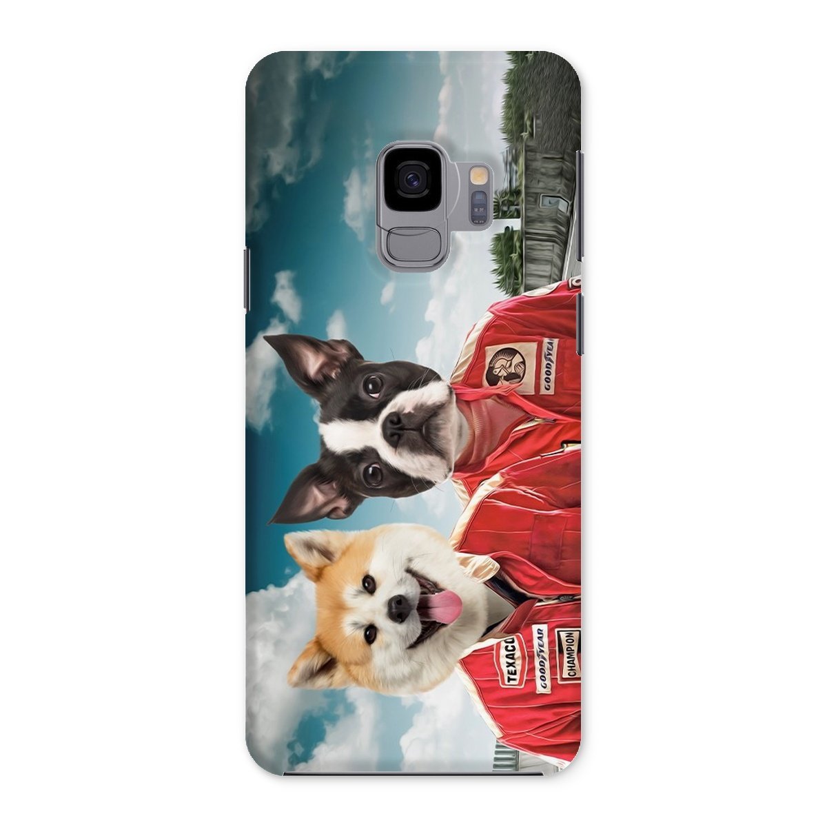 Pet Portraits | The Race Car Drivers: Custom Pet Phone Case | Paw & Glory