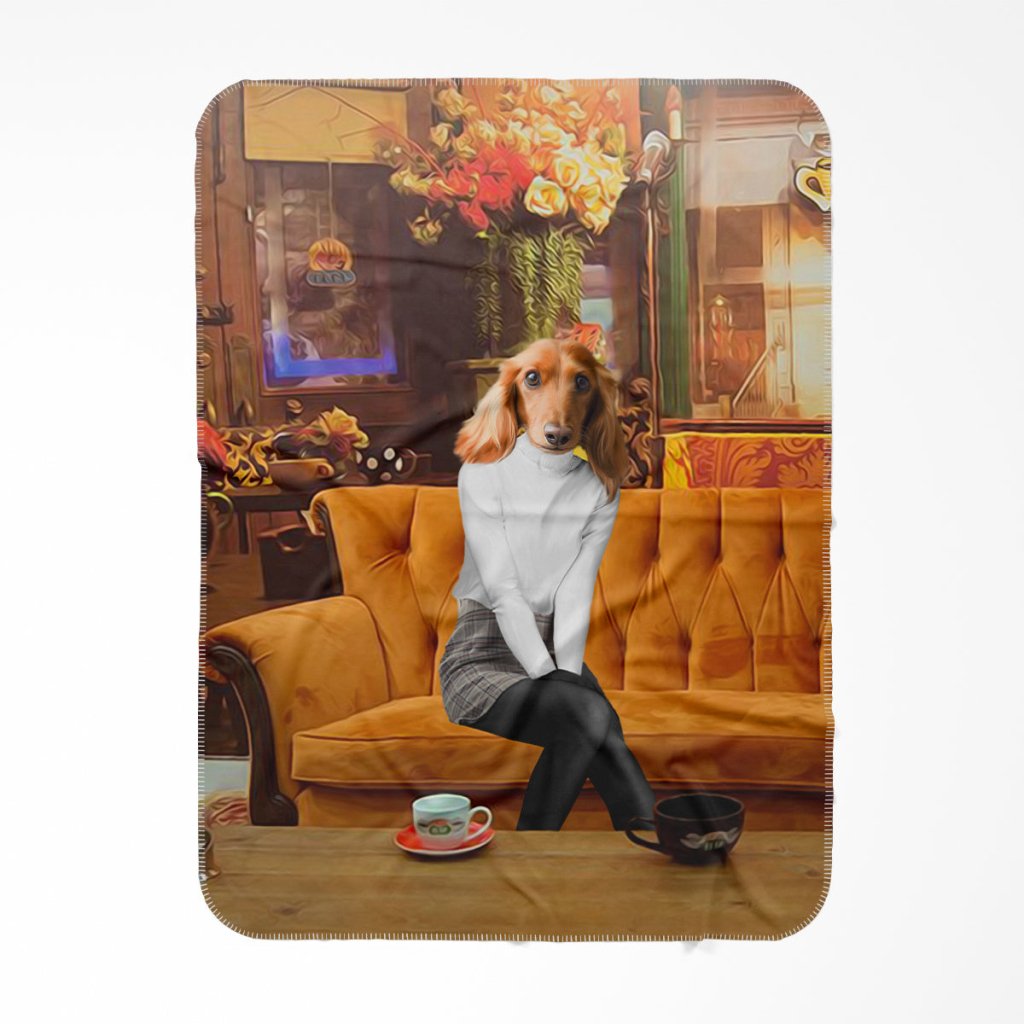 Pet Portraits | The Rachel (Friends Inspired): Custom Pet Blanket | Paw & Glory