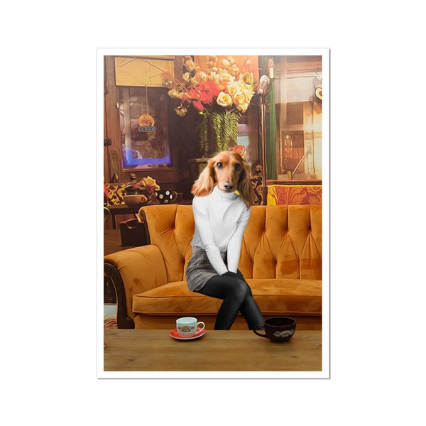 Fashion Friend Custom Pet Poster | Custom Pet Portrait Print | Paw & Glory