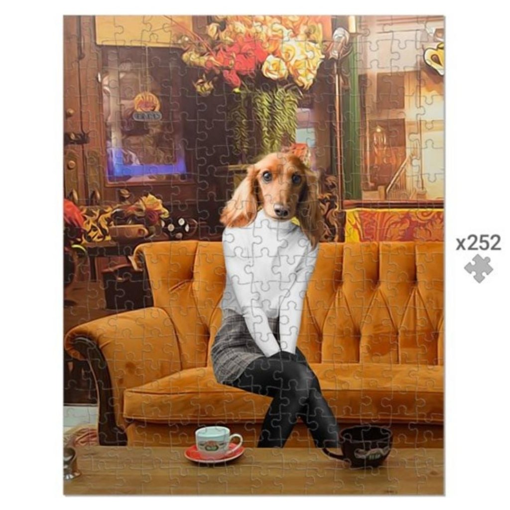 Pet Portraits | The Rachel (Friends Inspired): Custom Pet Puzzle | Paw & Glory