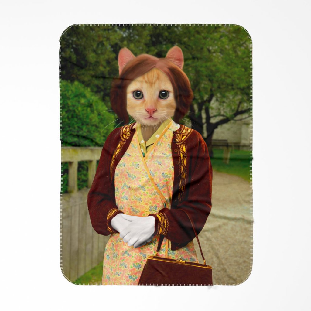 Pet Portraits | The Raquel (Only Fools & Horses Inspired): Custom Pet Blanket | Paw & Glory