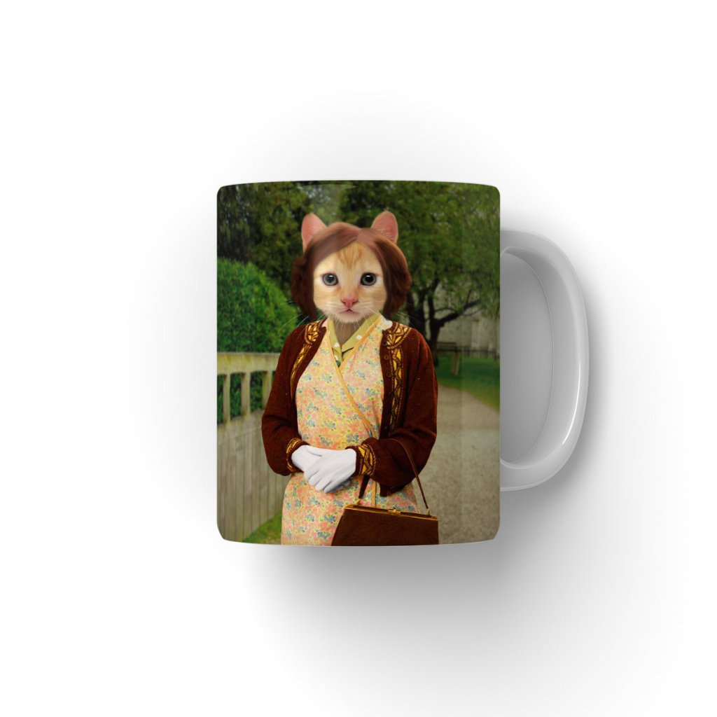 Market Trader Lady Custom Pet Coffee Mug | Funny Pet Portrait Gift | Paw & Glory