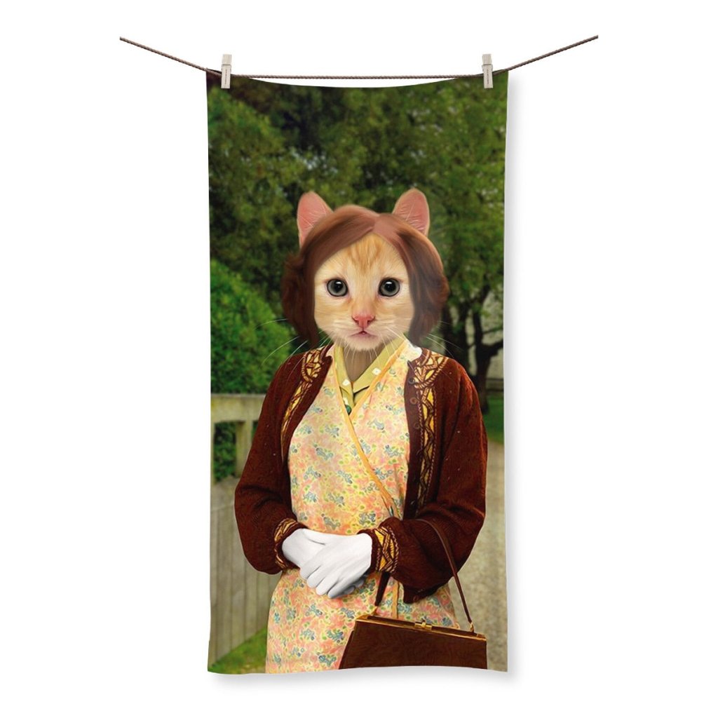 Pet Portraits | The Raquel (Only Fools & Horses Inspired): Custom Pet Towel | Paw & Glory