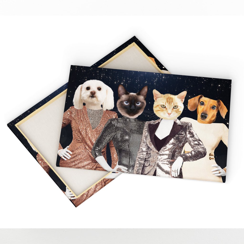 The Real Housewives Of New York: Custom Pet Canvas - Paw & Glory - Dog Portraits - Pet Portraits