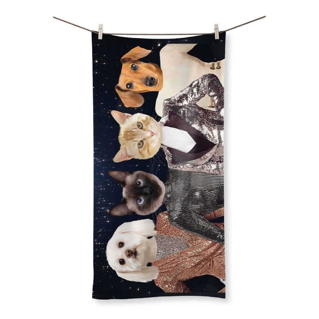 The Real Housewives Of New York: Custom Pet Towel - Paw & Glory - Dog Portraits - Pet Portraits