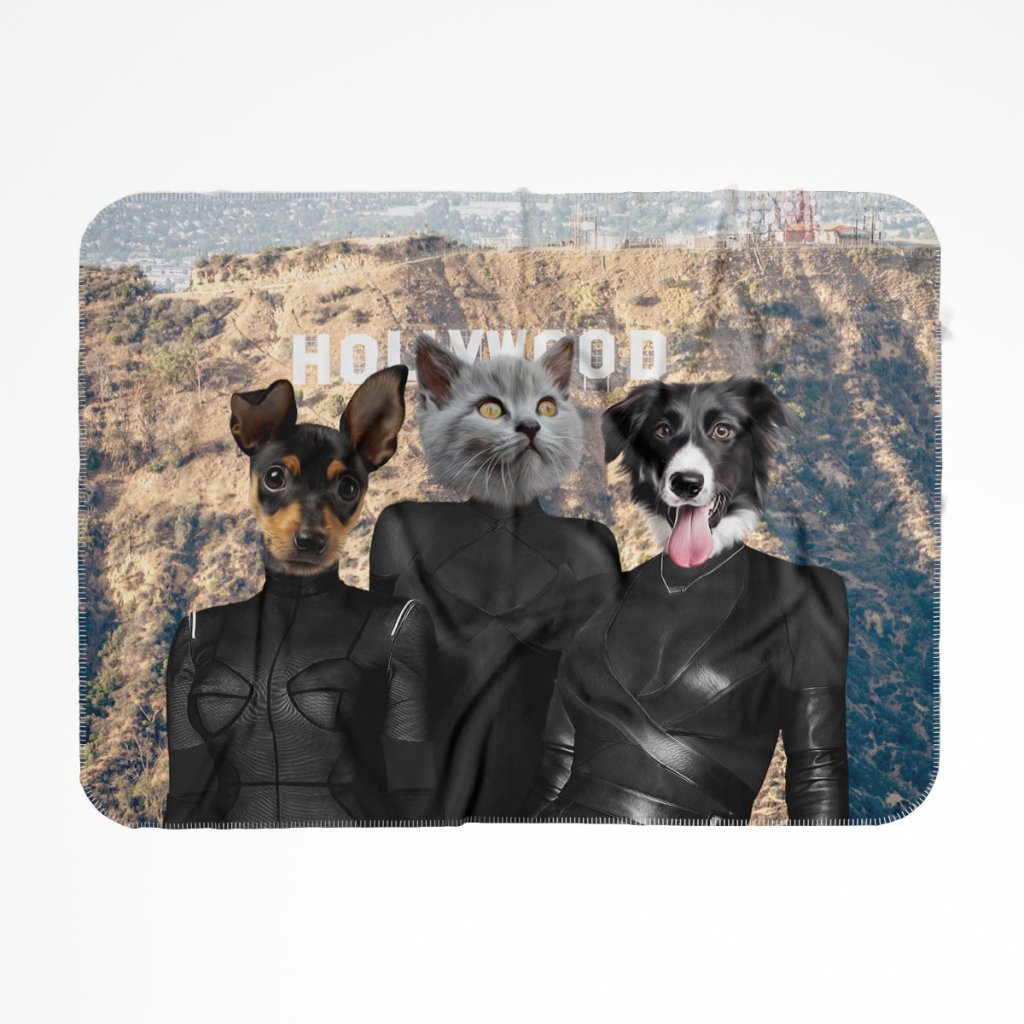 The Reality Sisters: Custom Pet Blanket - Paw & Glory - Dog Portraits - Pet Portraits