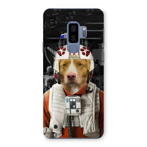 The Rebel Pilot (Star Wars Inspired): Custom Pet Phone Case - Paw & Glory - Dog Portraits - Pet Portraits