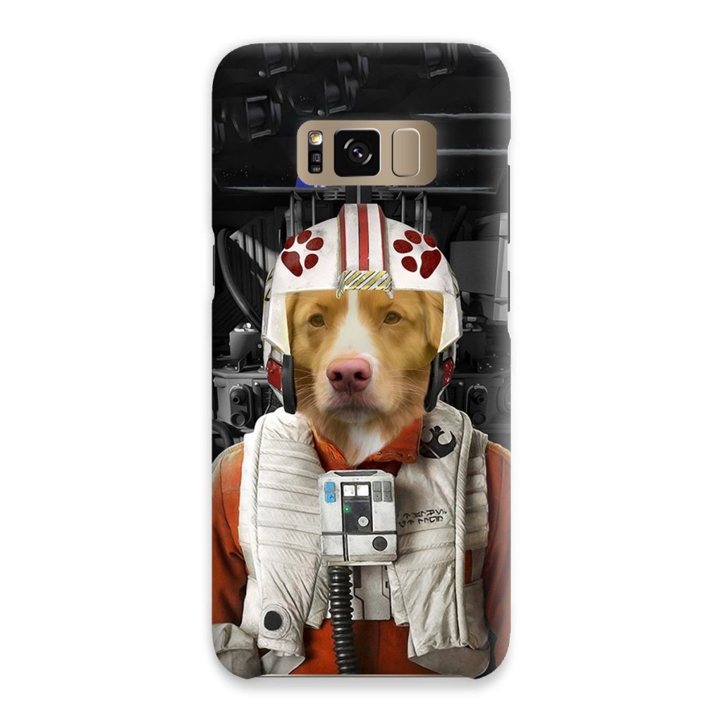 Pet Portraits | The Rebel Pilot (Star Wars Inspired): Custom Pet Phone Case | Paw & Glory