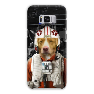 The Rebel Pilot (Star Wars Inspired): Custom Pet Phone Case - Paw & Glory - Dog Portraits - Pet Portraits