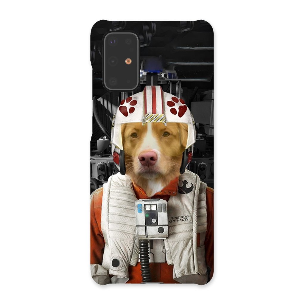 Pet Portraits | The Rebel Pilot (Star Wars Inspired): Custom Pet Phone Case | Paw & Glory