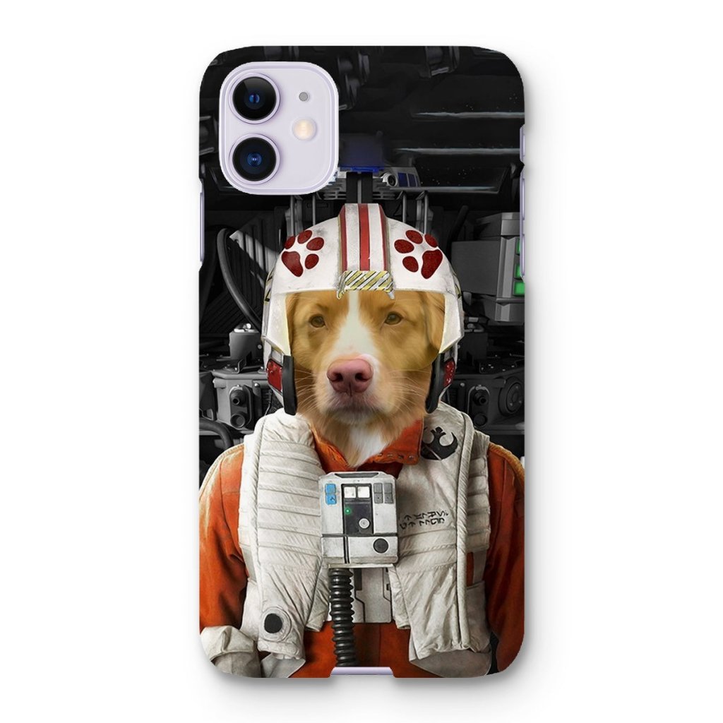 Pet Portraits | The Rebel Pilot (Star Wars Inspired): Custom Pet Phone Case | Paw & Glory