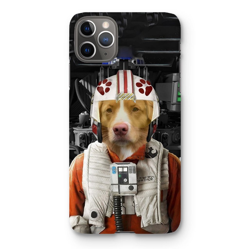 Pet Portraits | The Rebel Pilot (Star Wars Inspired): Custom Pet Phone Case | Paw & Glory