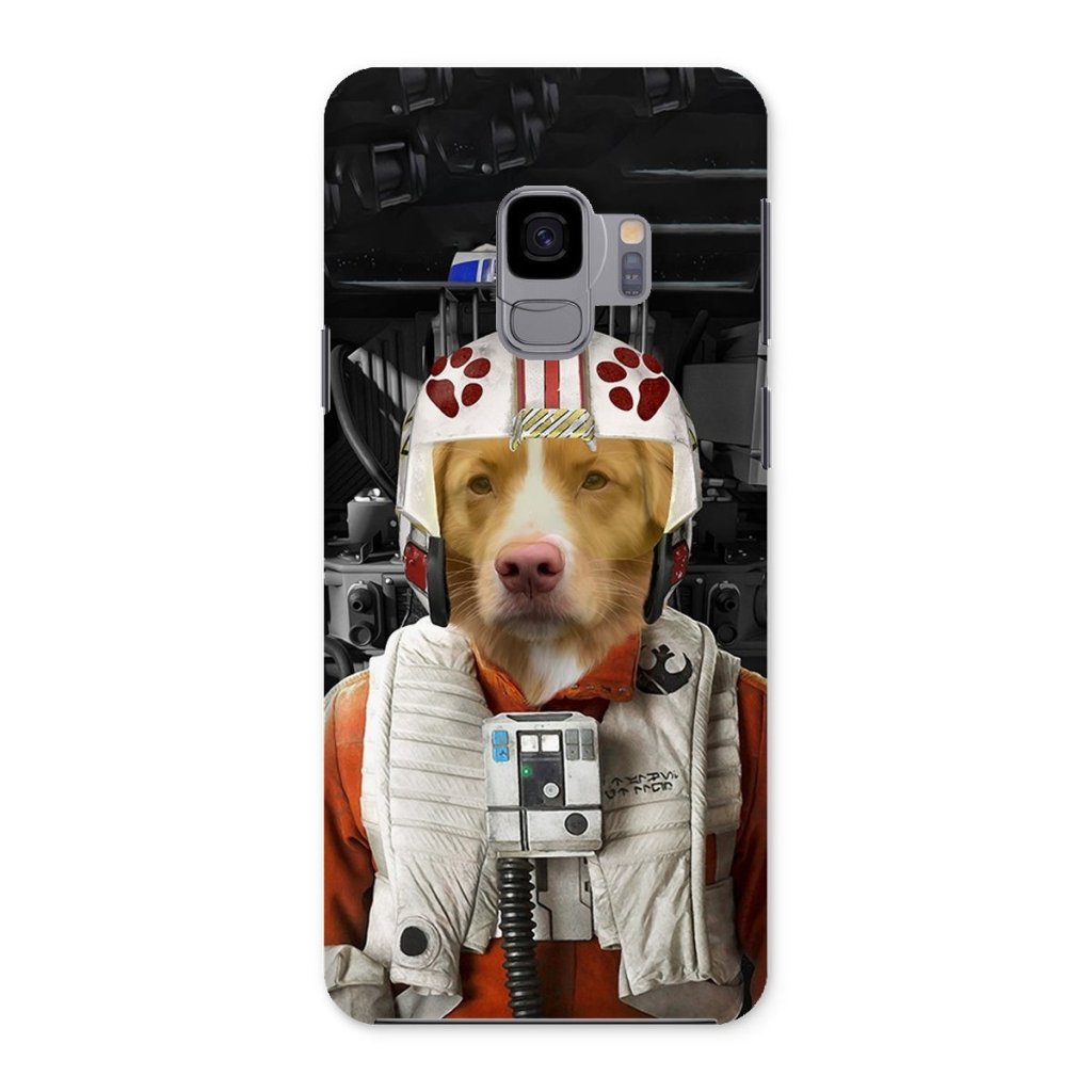 Pet Portraits | The Rebel Pilot (Star Wars Inspired): Custom Pet Phone Case | Paw & Glory