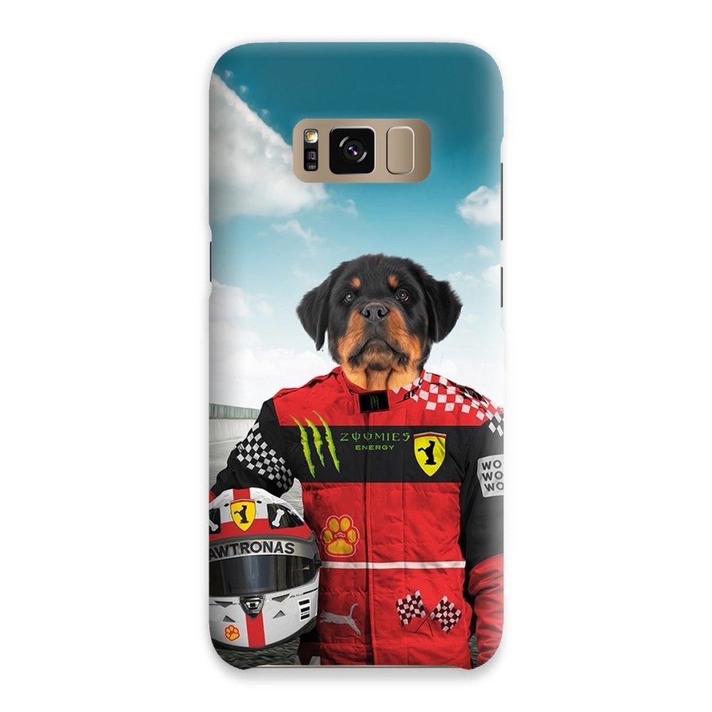 Pet Portraits | The Red Legendary Driver: Custom Pet Phone Case | Paw & Glory