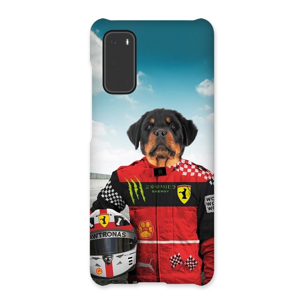 Pet Portraits | The Red Legendary Driver: Custom Pet Phone Case | Paw & Glory