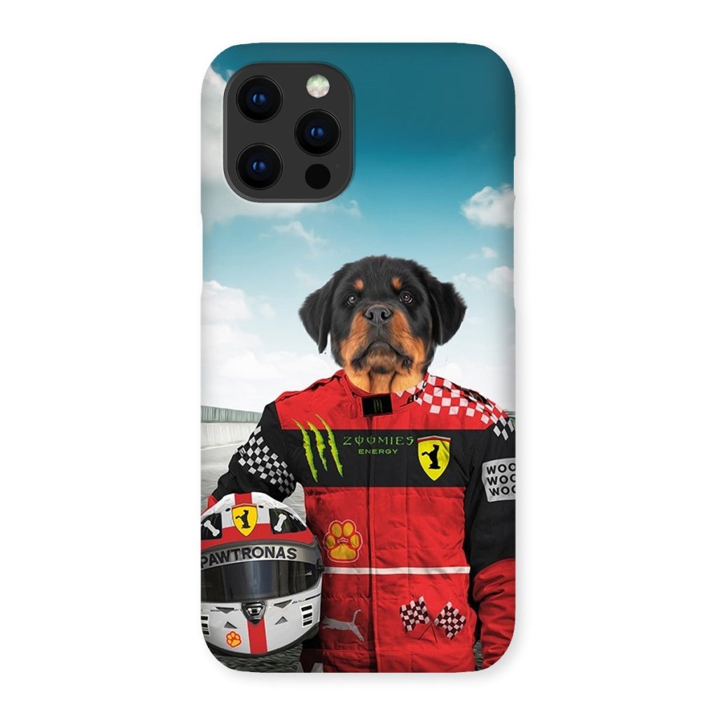 Pet Portraits | The Red Legendary Driver: Custom Pet Phone Case | Paw & Glory
