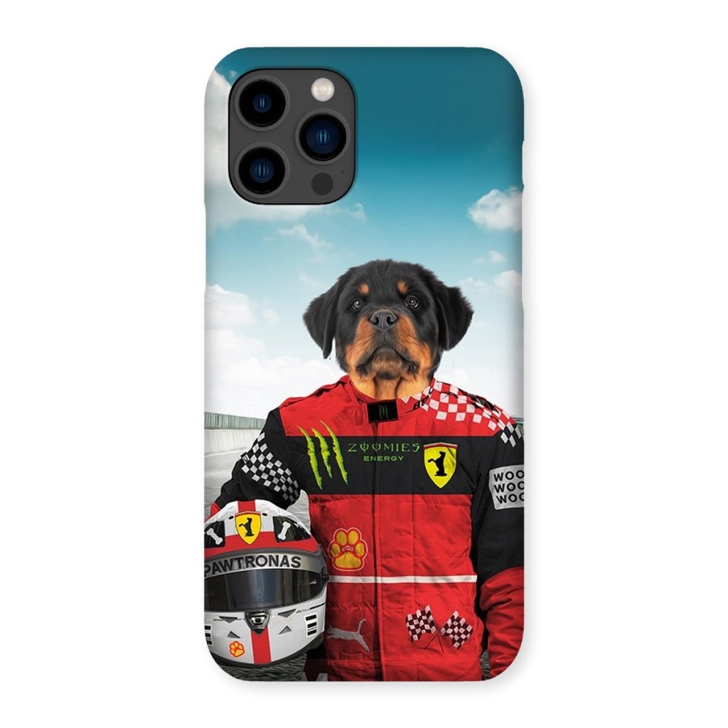 Pet Portraits | The Red Legendary Driver: Custom Pet Phone Case | Paw & Glory