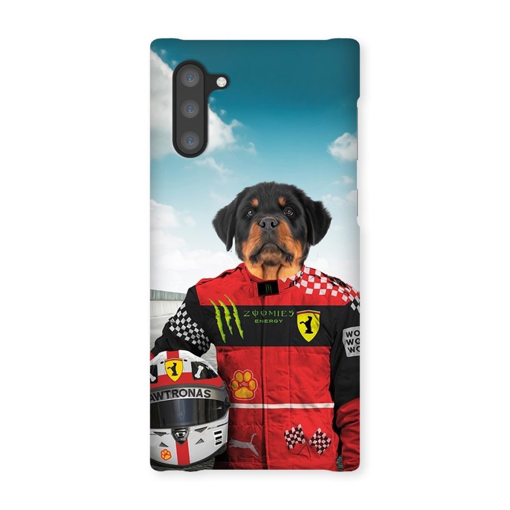 Pet Portraits | The Red Legendary Driver: Custom Pet Phone Case | Paw & Glory