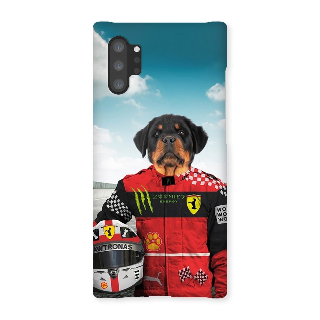 Pet Portraits | The Red Legendary Driver: Custom Pet Phone Case | Paw & Glory