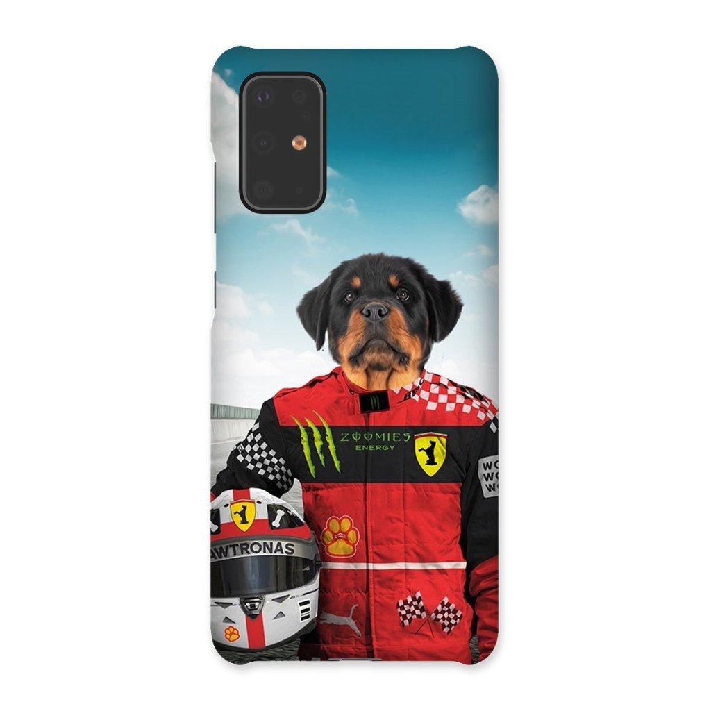 Pet Portraits | The Red Legendary Driver: Custom Pet Phone Case | Paw & Glory