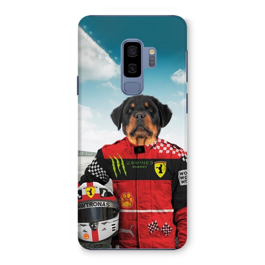Pet Portraits | The Red Legendary Driver: Custom Pet Phone Case | Paw & Glory