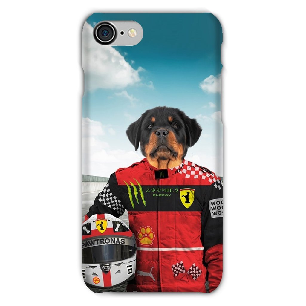 Pet Portraits | The Red Legendary Driver: Custom Pet Phone Case | Paw & Glory