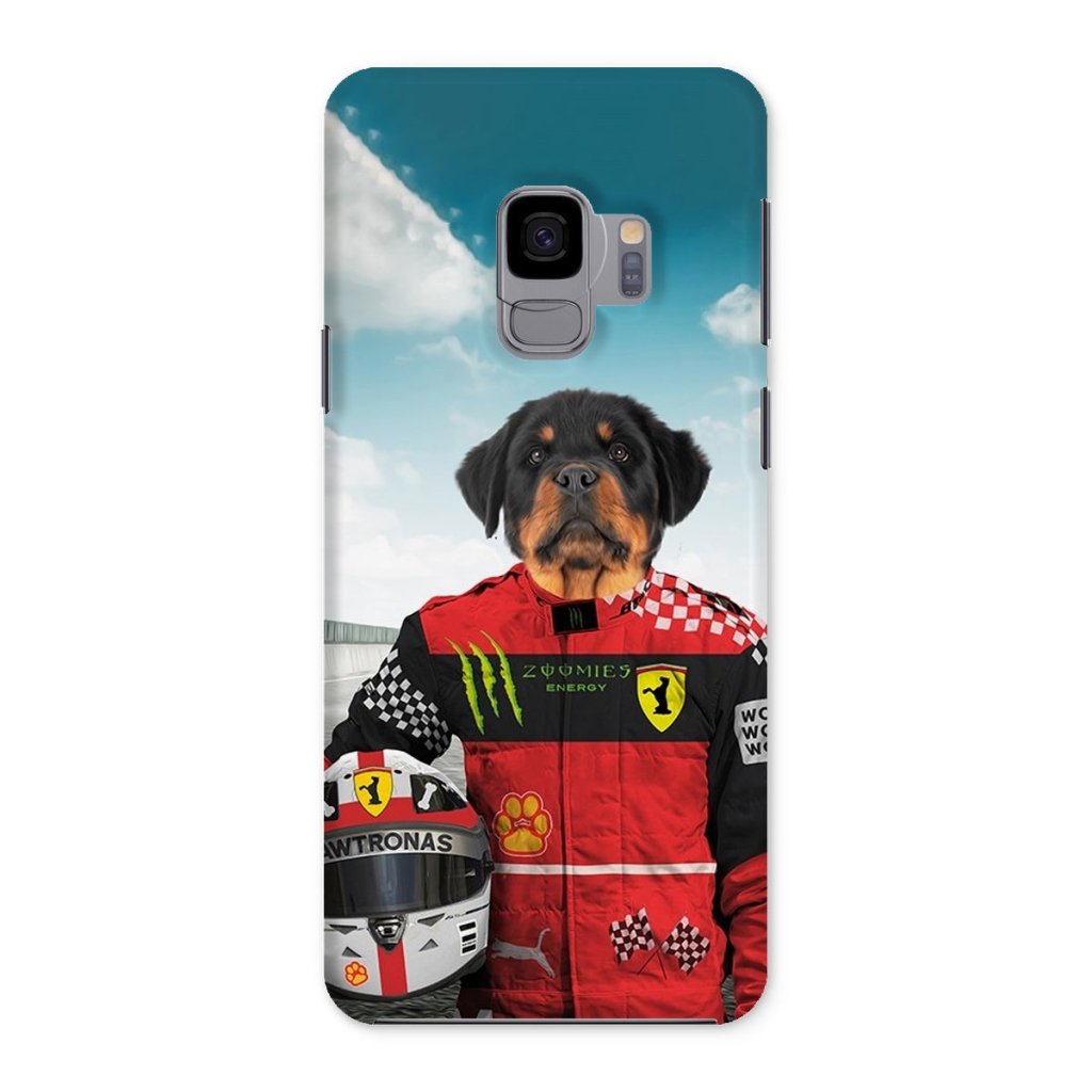 Pet Portraits | The Red Legendary Driver: Custom Pet Phone Case | Paw & Glory